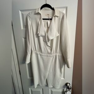 Ba&sh Filip White Shirt Dress NWT